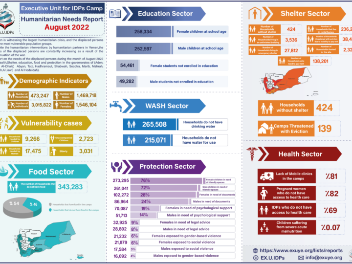 Humanitarian Needs Report August 2022