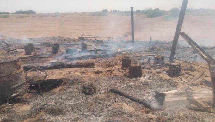 Fire destroys 1 Shelter in Beer Fadl (3) IDP Site – Aden
