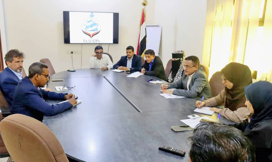 EXUIDPS Yemen Head Discusses Durable Solutions with Humanitarian Coordinator Deputy