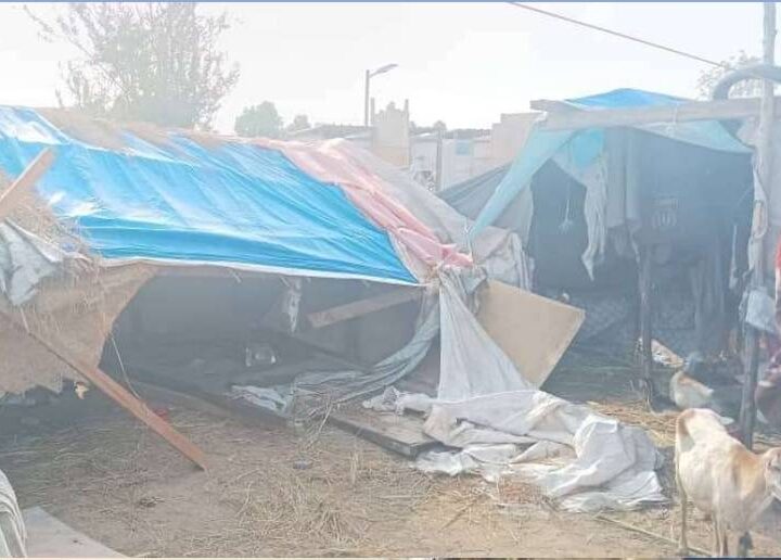 تقرير عن أضرار الأمطار الغزيرة في تبن لحج 