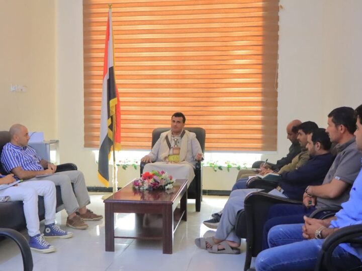 Marib: EXU for IDPs and OCHA Discuss Humanitarian Projects