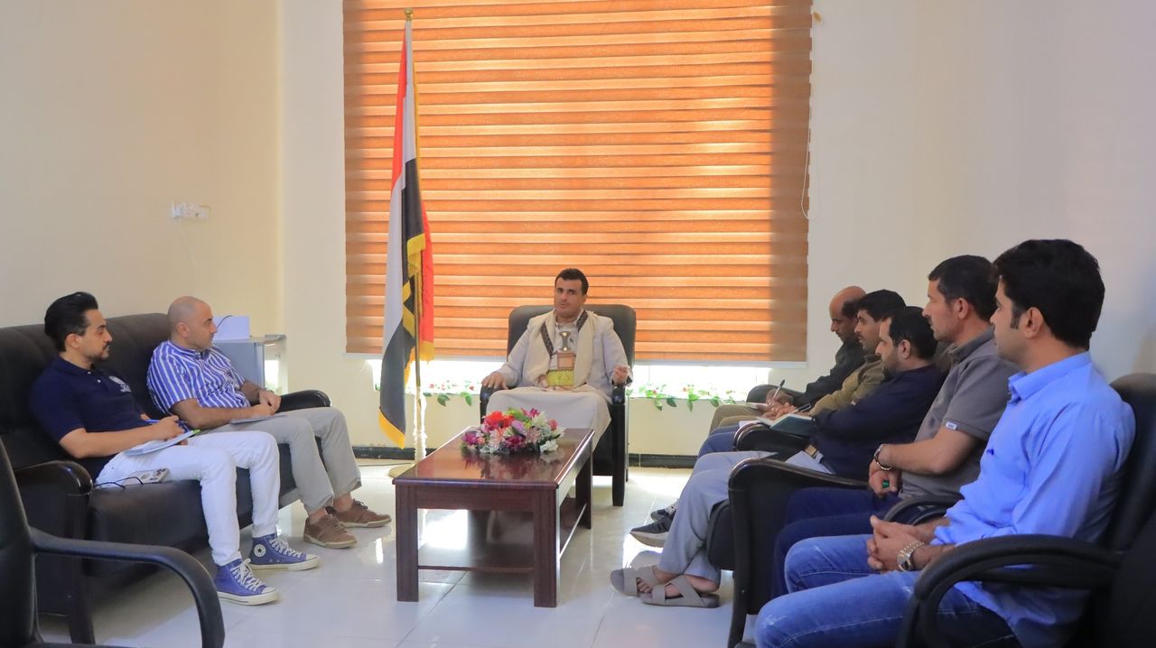 Marib: EXU for IDPs and OCHA Discuss Humanitarian Projects